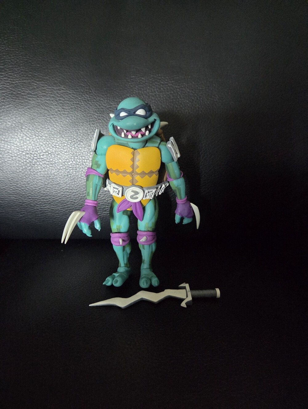 NECA Teenage Mutant Ninja Turtles Slash action figure from Turtles in Time
